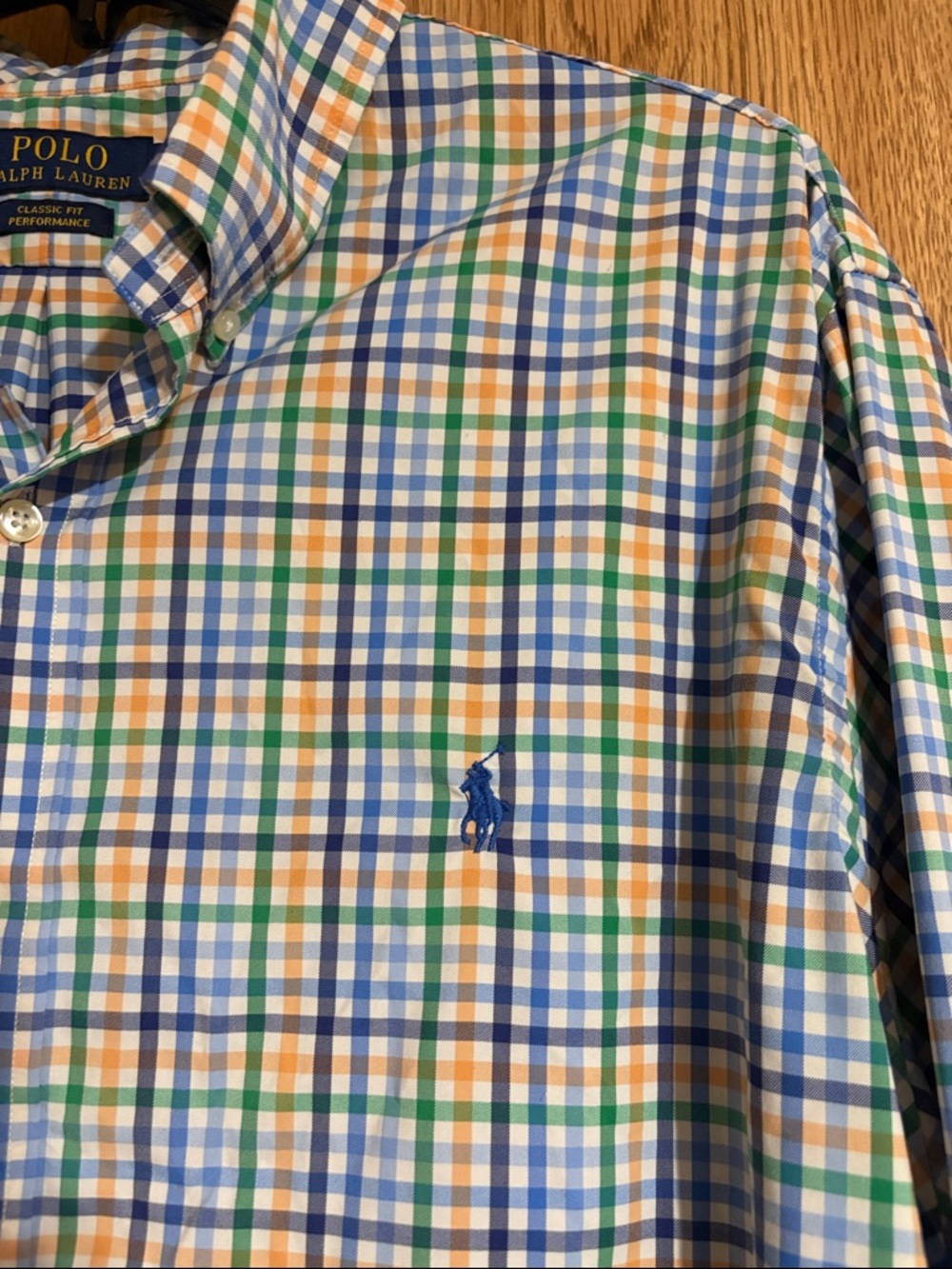 Polo by Ralph Lauren Multicolor Green & Blue Check Button-Down Shirt - Picture 5 of 7